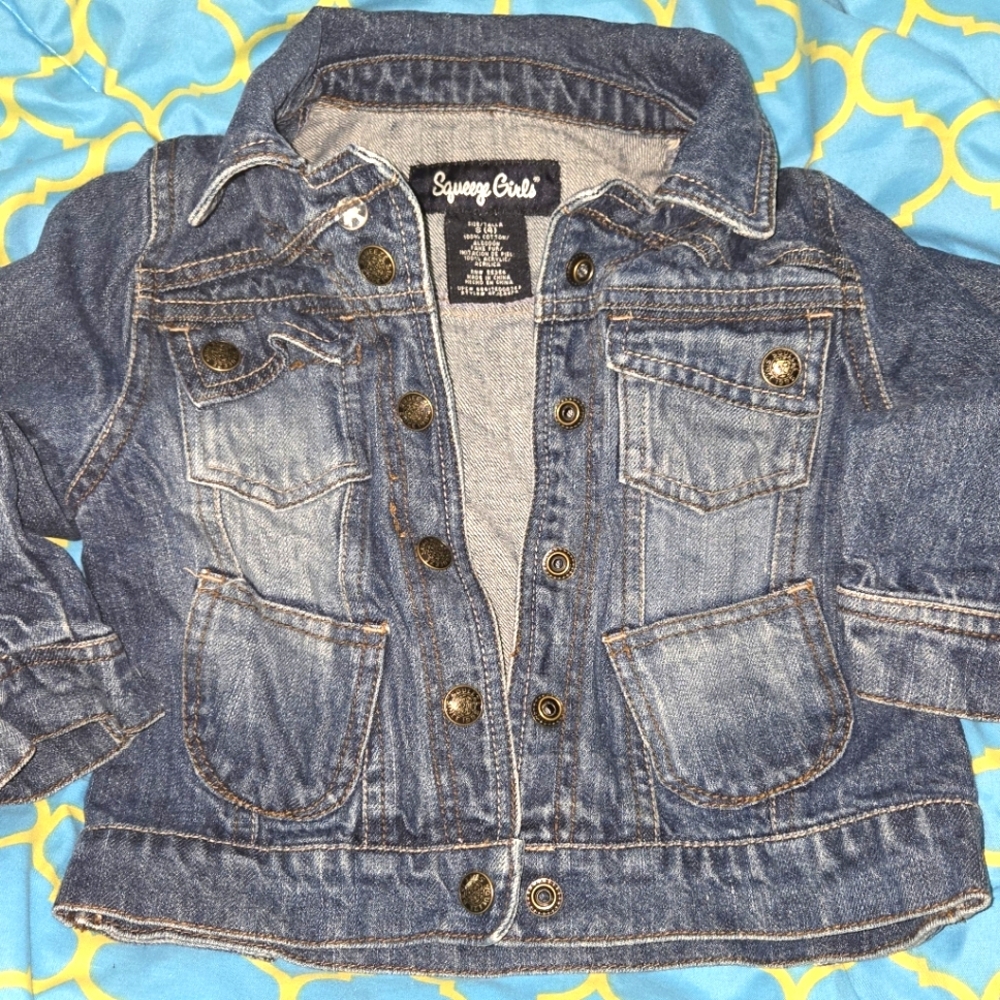 Kids Sz4 Denim Jacket